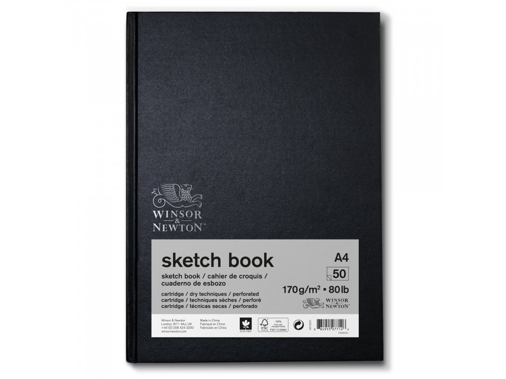 Szkicownik Sketch Book - Winsor & Newton - A4, 170g, 50 ark.