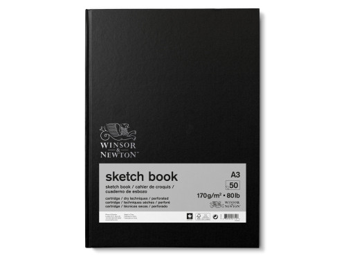 Szkicownik Sketch Book - Winsor & Newton - A3, 170g, 50 ark.