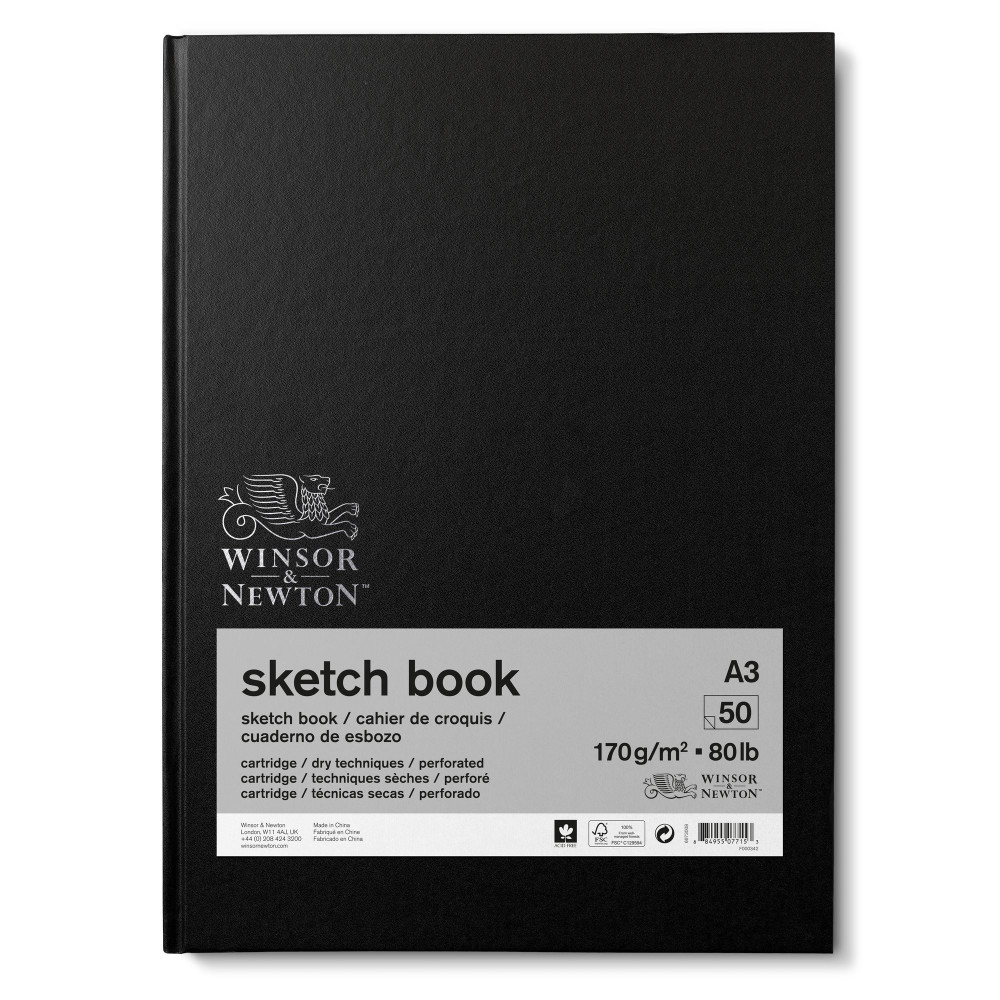 Szkicownik Sketch Book - Winsor & Newton - A3, 170g, 50 ark.