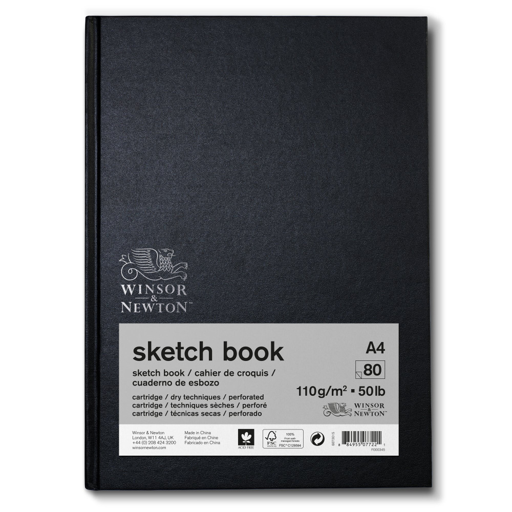 Szkicownik Sketch Book - Winsor & Newton - A4, 110g, 80 ark.