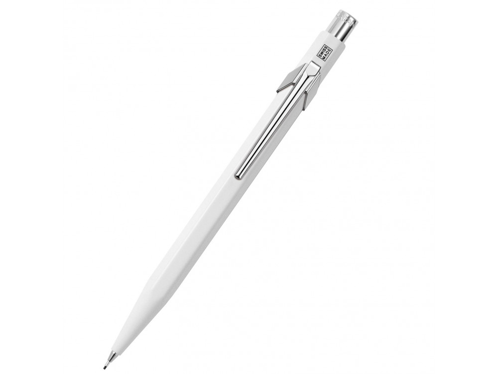 Ołówek mechaniczny 844 Classic Line - Caran d'Ache - biały, 0,7 mm