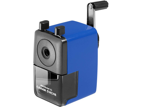 Handle plastic sharpener - Caran d'Ache - blue