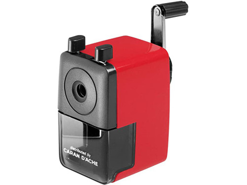 Handle plastic sharpener - Caran d'Ache - red