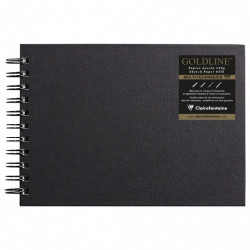Goldline spiral sketchbook...