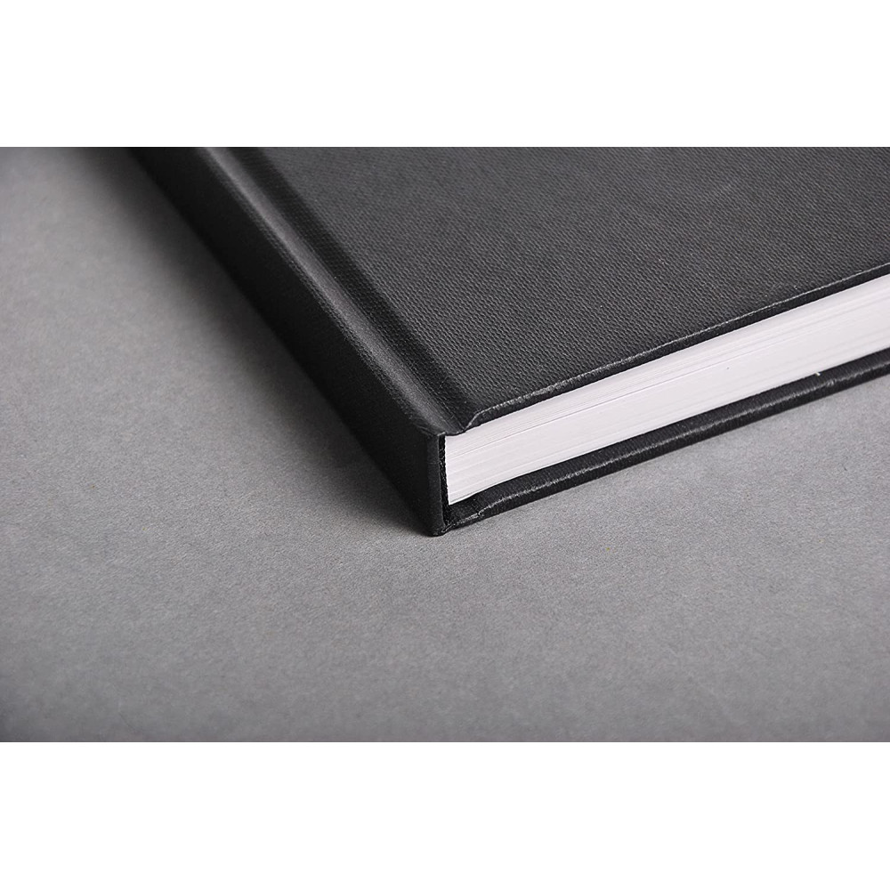 Goldline sketchbook - Clairefontaine - black, vertical, A5, 140 g, 64 sheets
