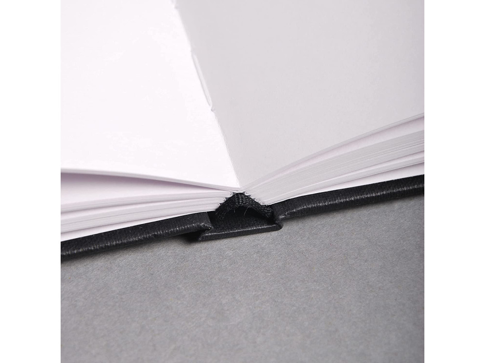 Goldline sketchbook - Clairefontaine - black, vertical, A5, 140 g, 64 sheets