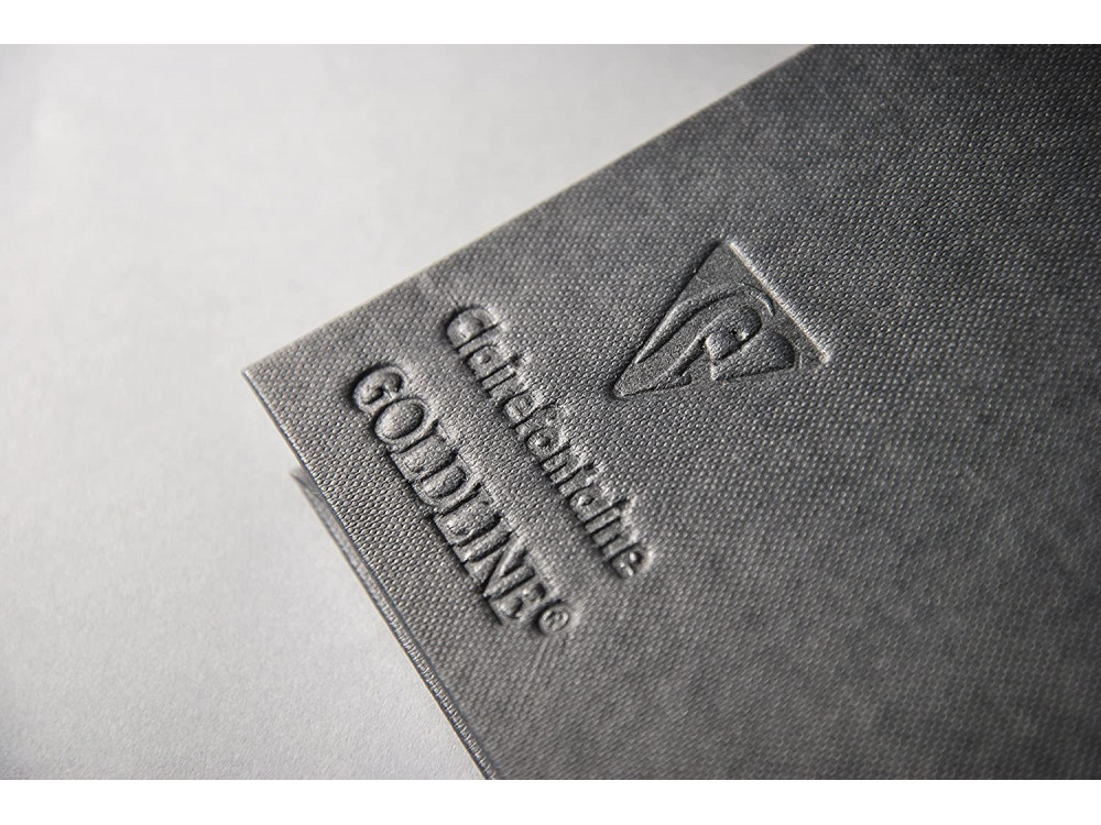 Goldline sketchbook - Clairefontaine - black, horizontal, A6, 140 g, 64 sheets