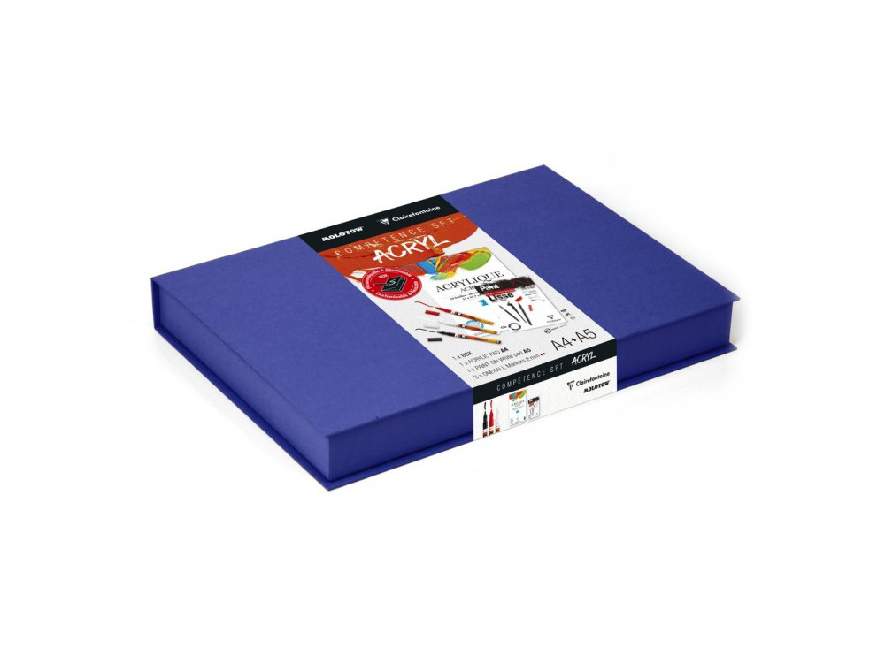 Acryl Competence Set with box - Clairefontaine - A4 and A5