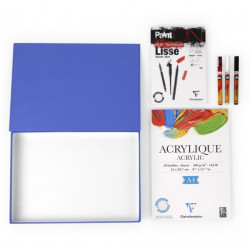 Acryl Competence Set with box - Clairefontaine - A4 and A5