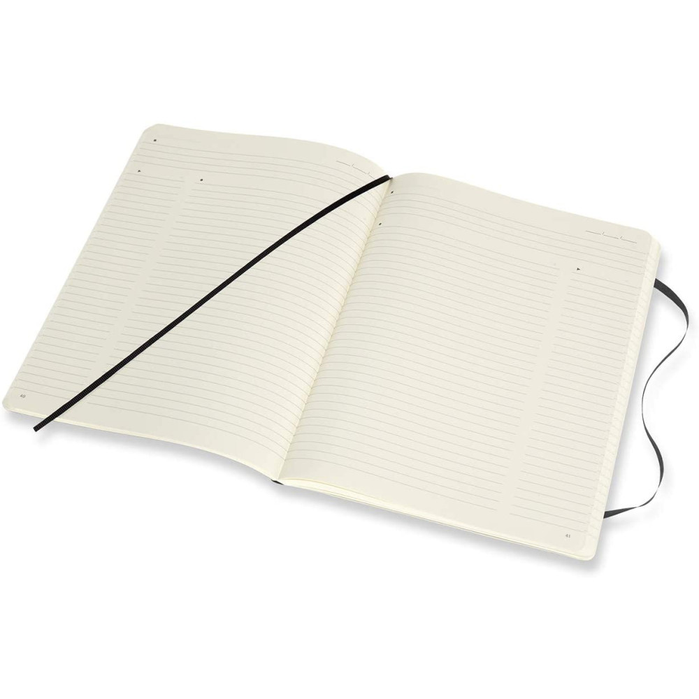 Notebook Professional - Moleskine - ruled, Black, softcover, XL