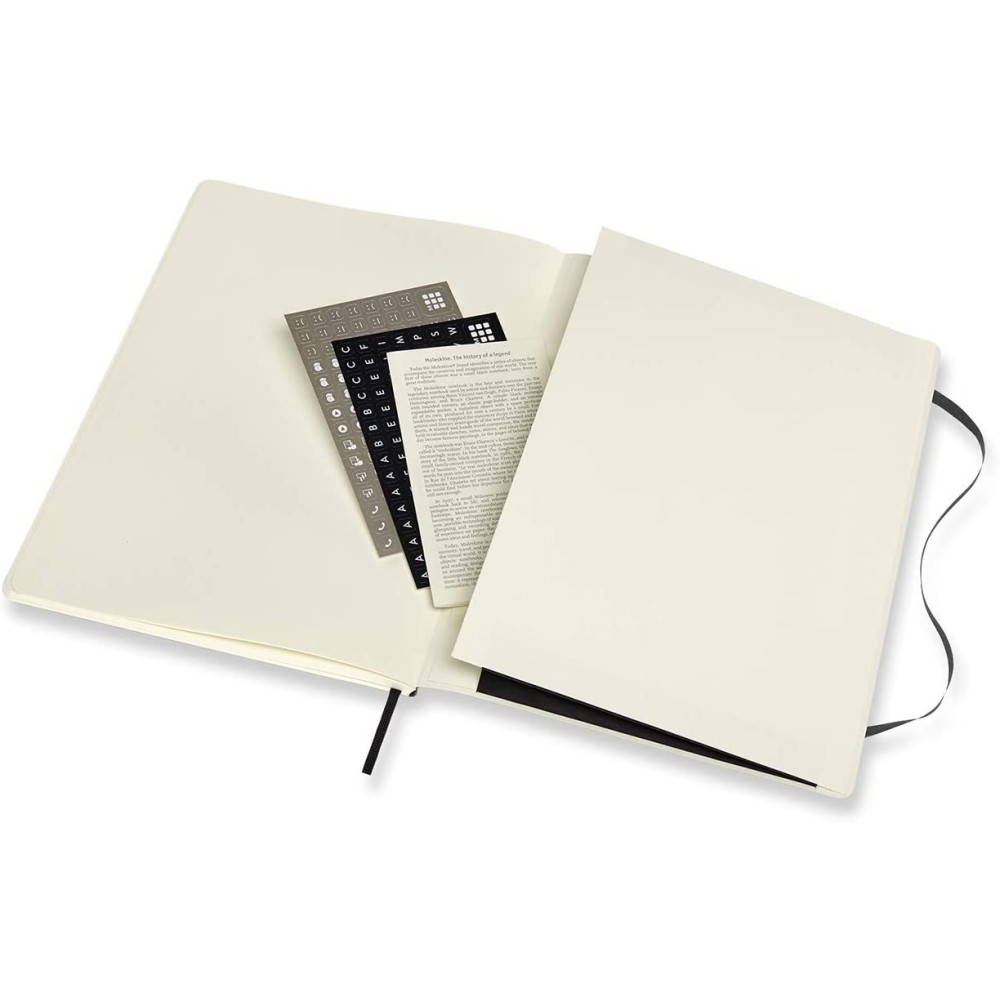 Notebook Professional - Moleskine - ruled, Black, softcover, XL