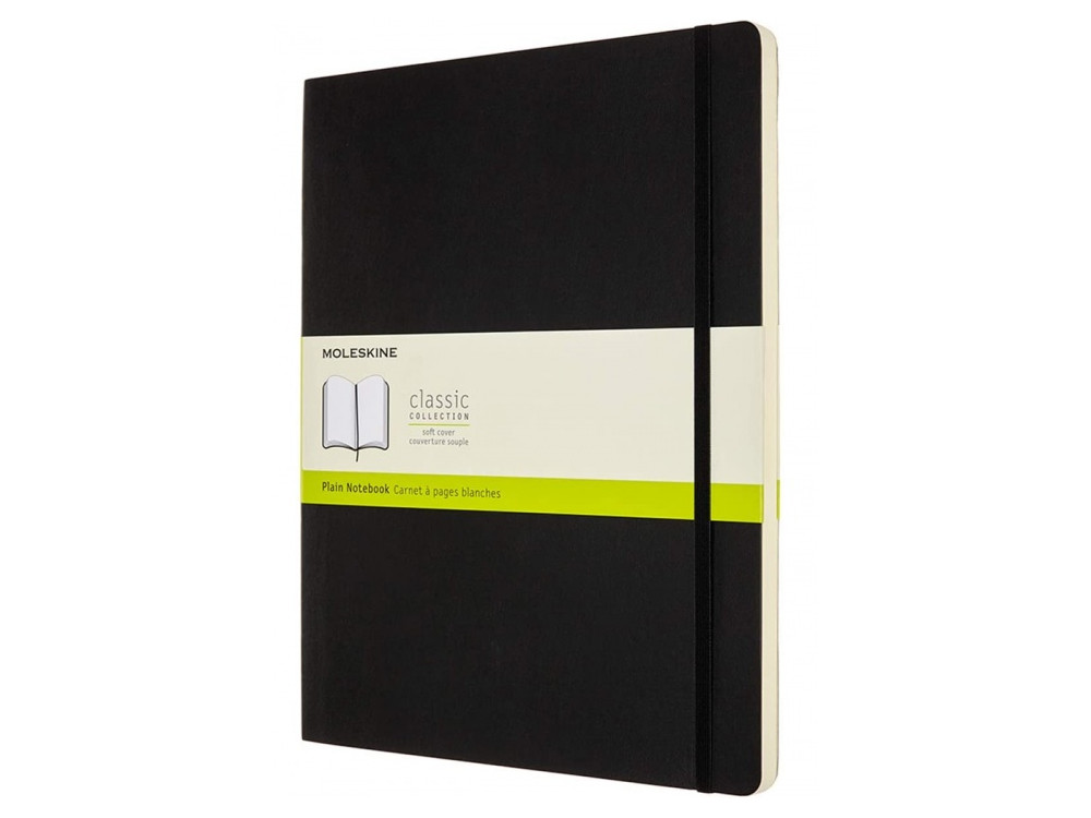 Notebook Classic - Moleskine - plain, Black, softcover, XXL