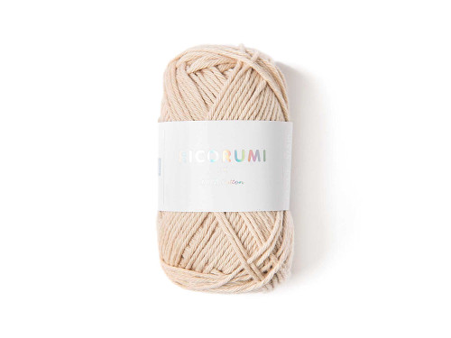 Ricorumi DK cotton yarn - Rico Design - Ecru, 25 g