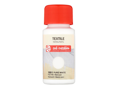 Textile paint - Talens Art Creation - Pure White, 50 ml