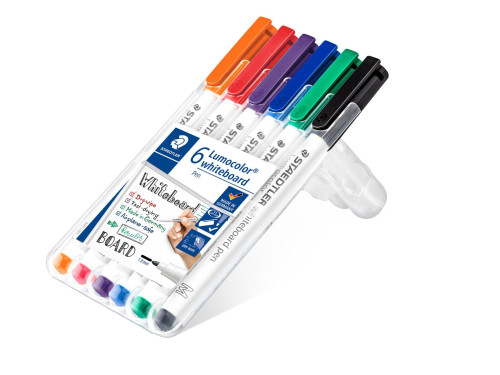Whiteboard Lumocolor markers - Staedtler - 6 colors