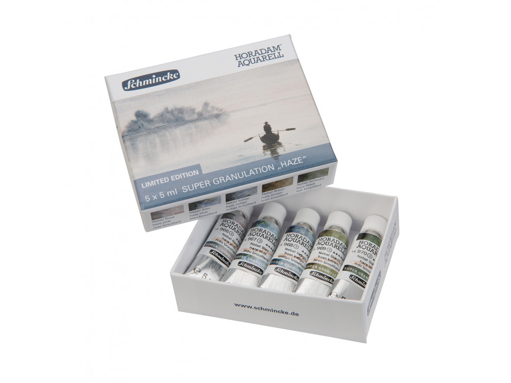 Zestaw farb akwarelowych Haze Horadam Aquarell - Schmincke - 5 x 5 ml