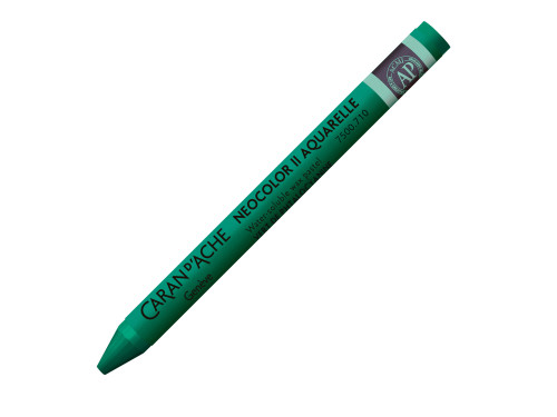Neocolor II water-soluble wax pencil - Caran d'Ache - 710, Phthalocyanin Green