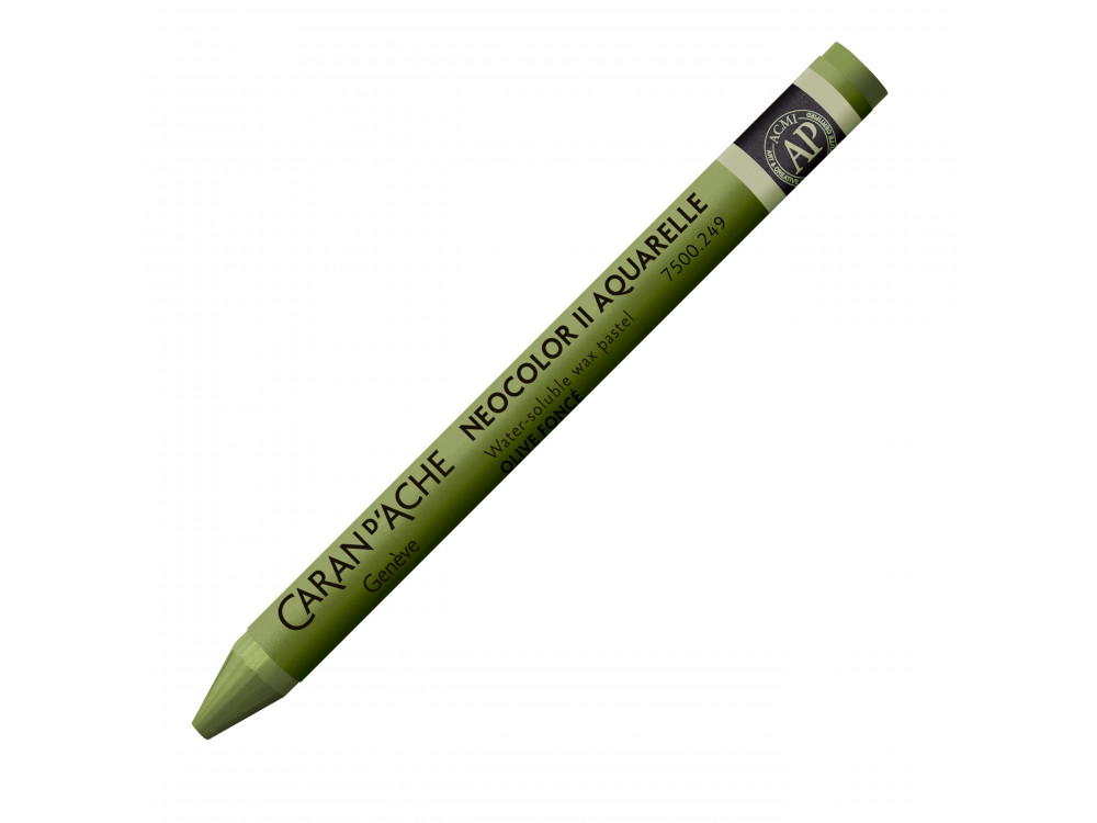Neocolor II water-soluble wax pencil - Caran d'Ache - 249, Olive