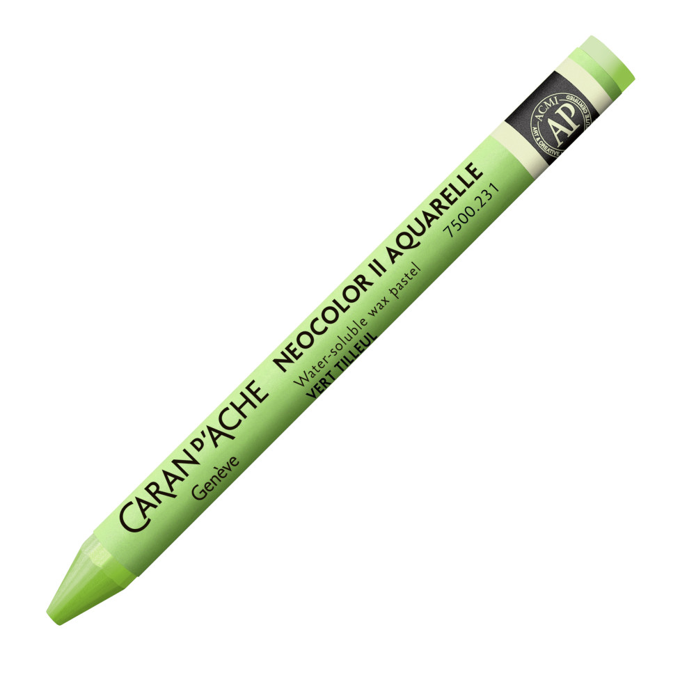 Neocolor II water-soluble wax pencil - Caran d'Ache - 231, Lime Green