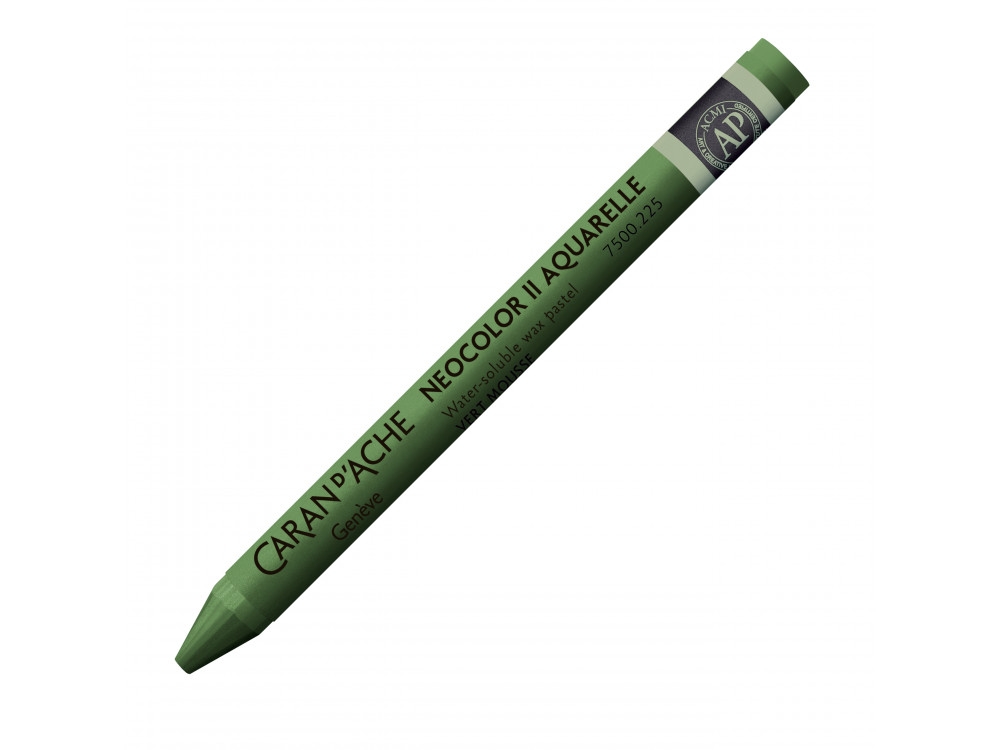 Neocolor II water-soluble wax pencil - Caran d'Ache - 225, Moss Green