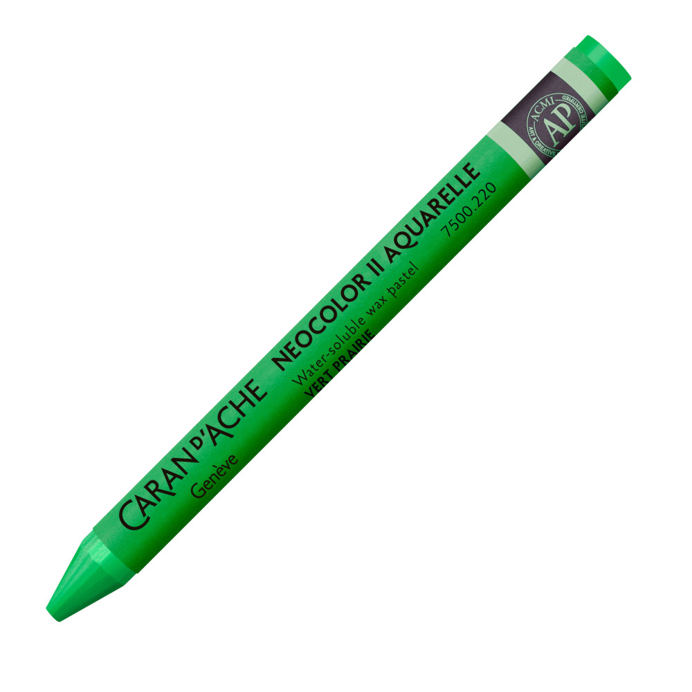 Neocolor II water-soluble wax pencil - Caran d'Ache - 220, Grass Green