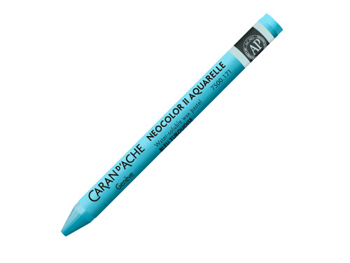 Neocolor II water-soluble wax pencil - Caran d'Ache - 171, Turquoise Blue