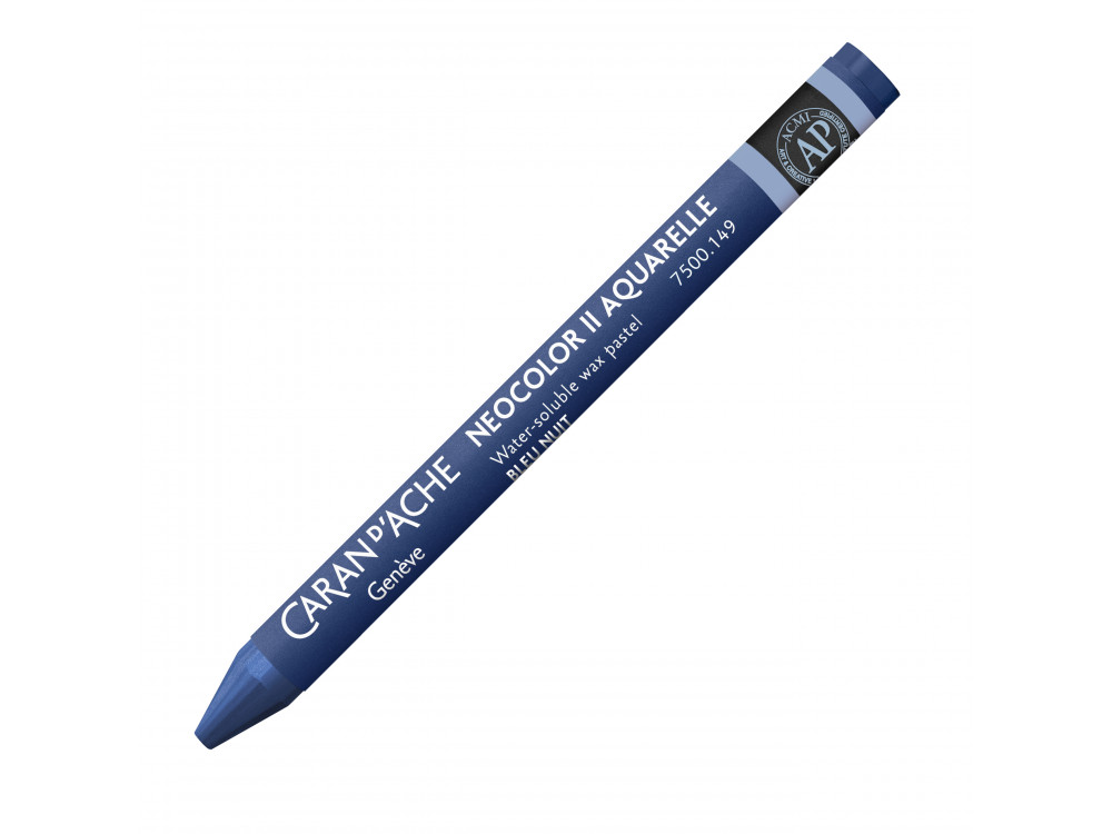 Neocolor II water-soluble wax pencil - Caran d'Ache - 149, Night Blue