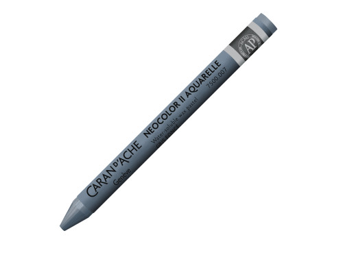 Neocolor II water-soluble wax pencil - Caran d'Ache - 007, Dark Grey
