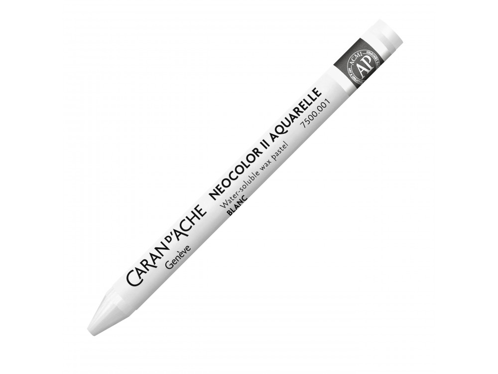 Neocolor II water-soluble wax pencil - Caran d'Ache - 001, White