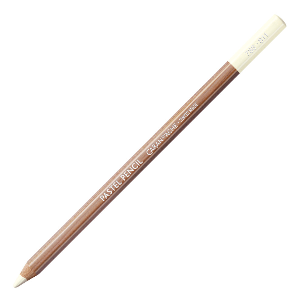 Pastela sucha w kredce Pastel Pencil - Caran d'Ache - 811, Bismuth White