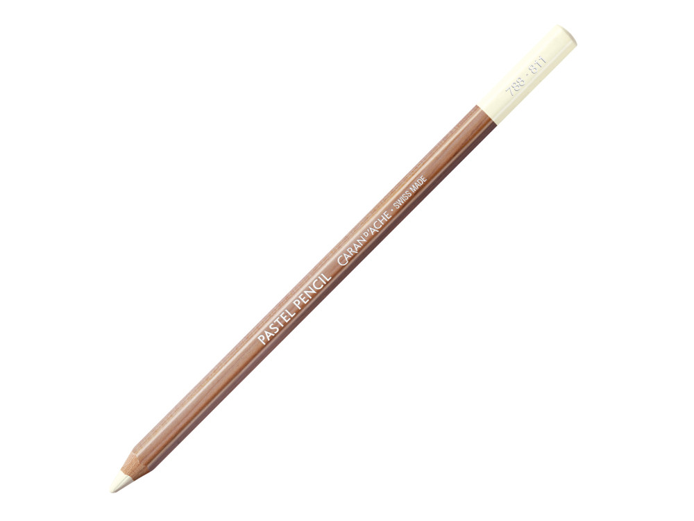 Pastela sucha w kredce Pastel Pencil - Caran d'Ache - 811, Bismuth White