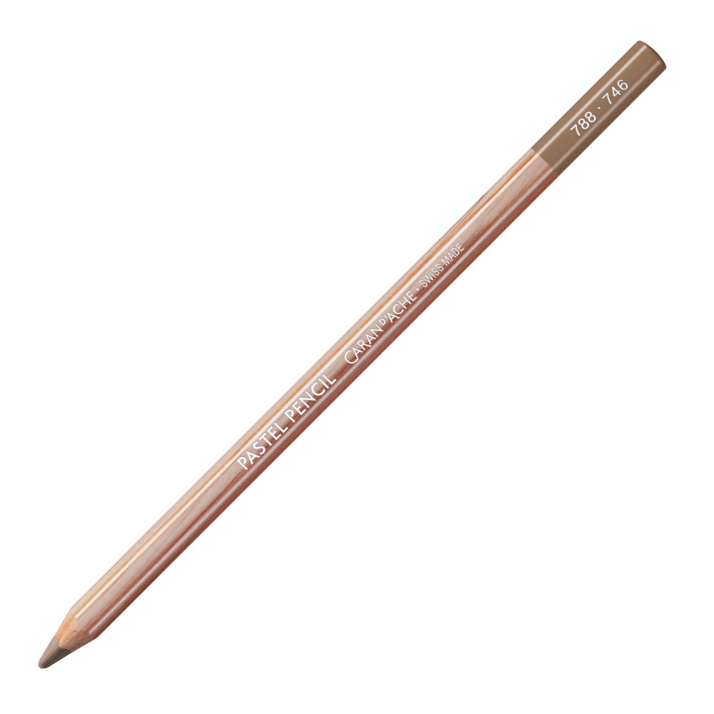 Dry Pastel Pencil - Caran d'Ache - 746, Dark Flesh 50%