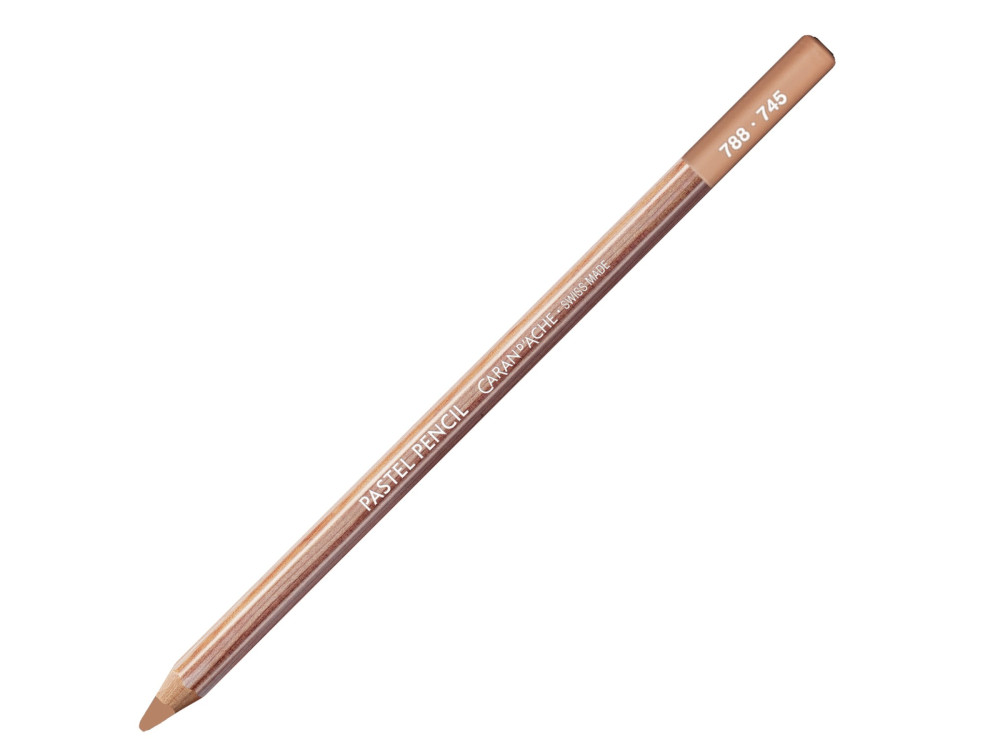Dry Pastel Pencil - Caran d'Ache - 745, Dark Flesh 40%