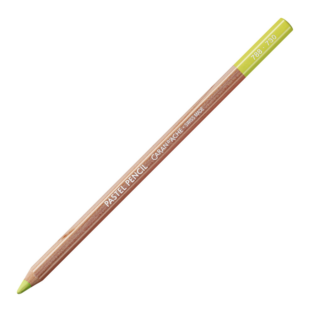 Pastela sucha w kredce Pastel Pencil - Caran d'Ache - 730, Chinese Green