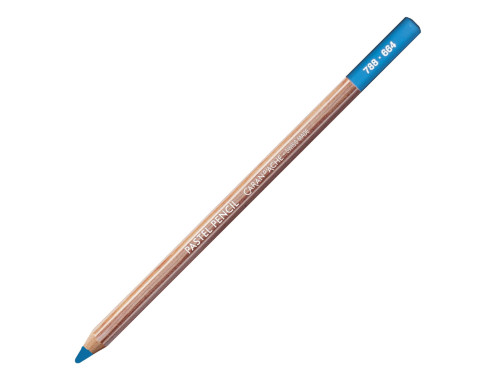 Dry Pastel Pencil - Caran d'Ache - 664, Cobalt Blue 30%