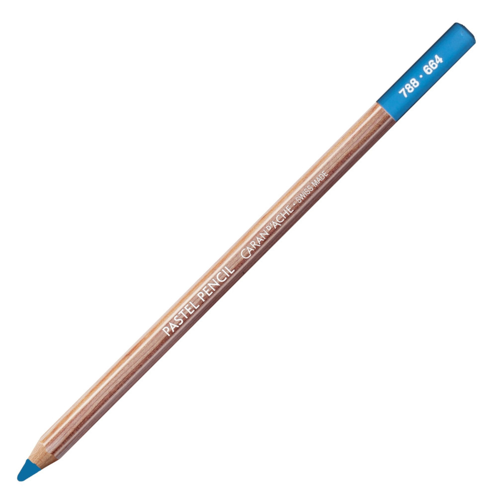 Pastela sucha w kredce Pastel Pencil - Caran d'Ache - 664, Cobalt Blue 30%