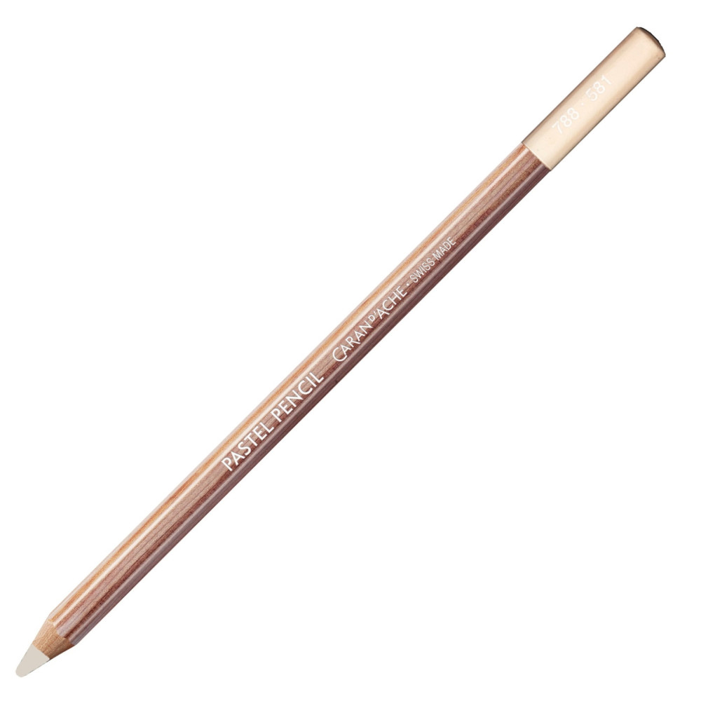 Dry Pastel Pencil - Caran d'Ache - 581, Pink White