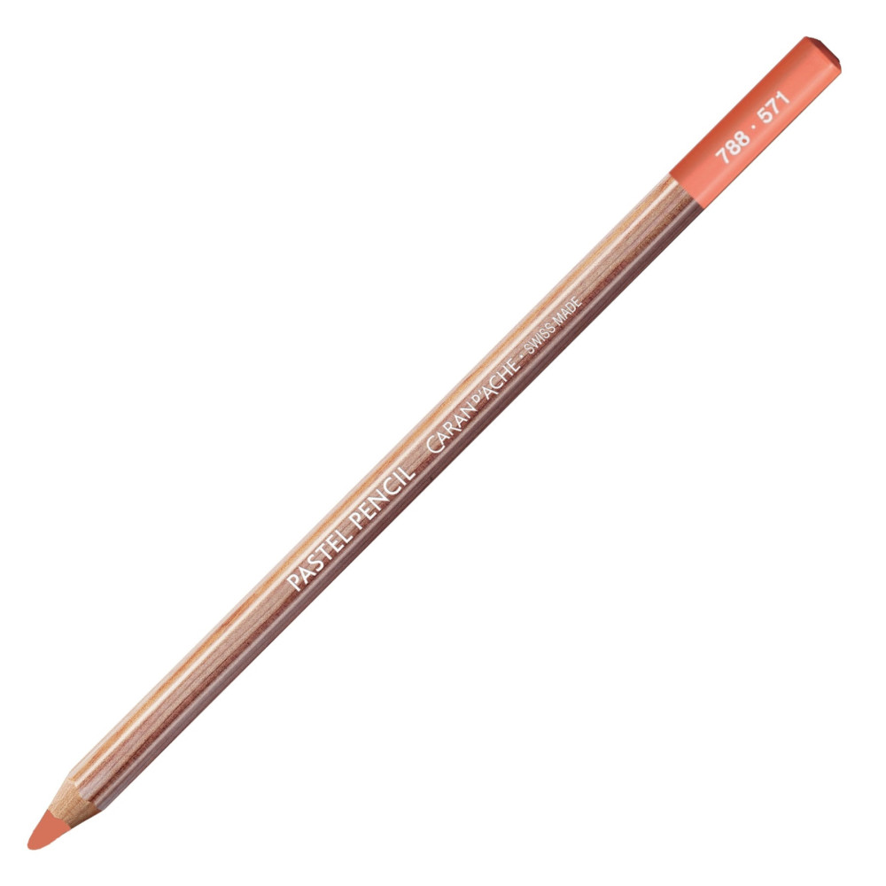 Dry Pastel Pencil - Caran d'Ache - 571, Anthraquinoid Pink