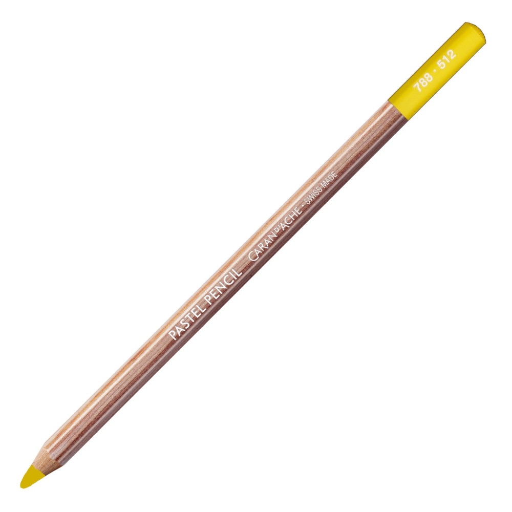Pastela sucha w kredce Pastel Pencil - Caran d'Ache - 512, Light Cadmium Yellow