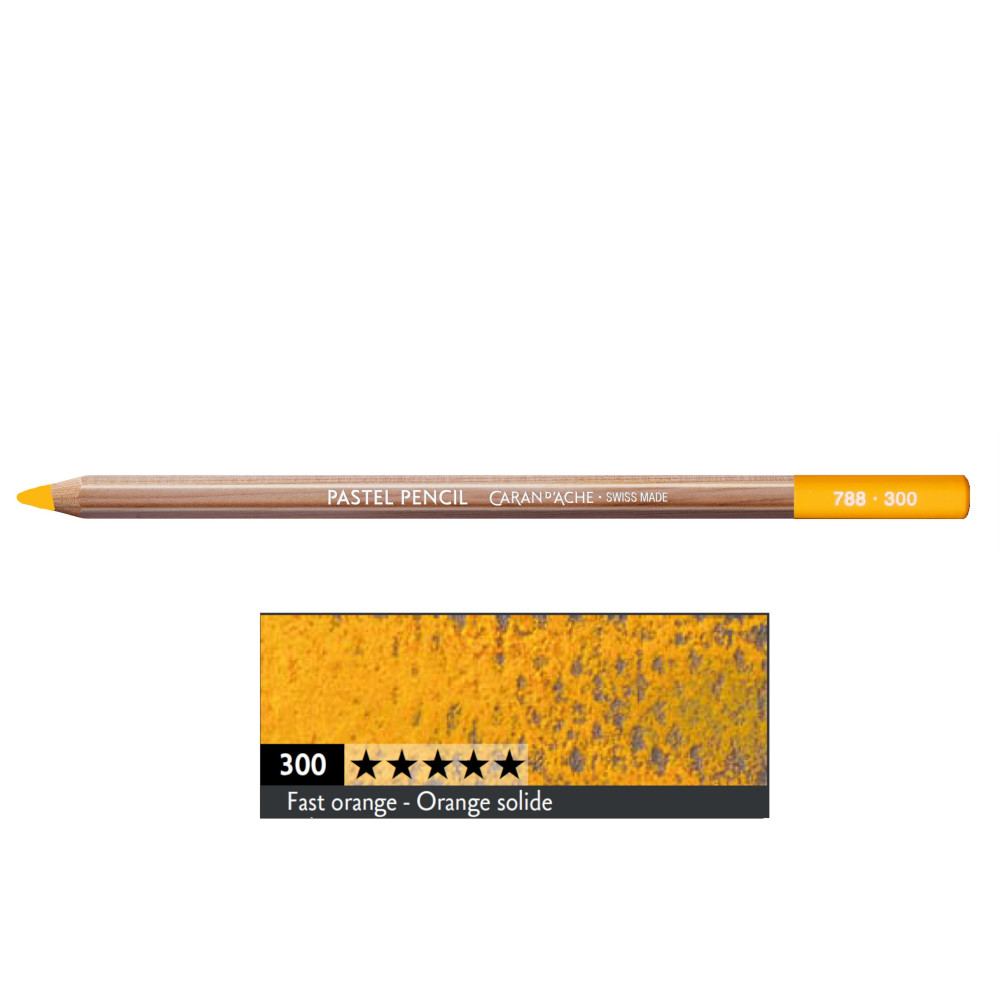 Pastela sucha w kredce Pastel Pencil - Caran d'Ache - 300, Fast Orange