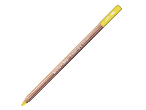 Dry Pastel Pencil - Caran d'Ache - 240, Lemon Yellow