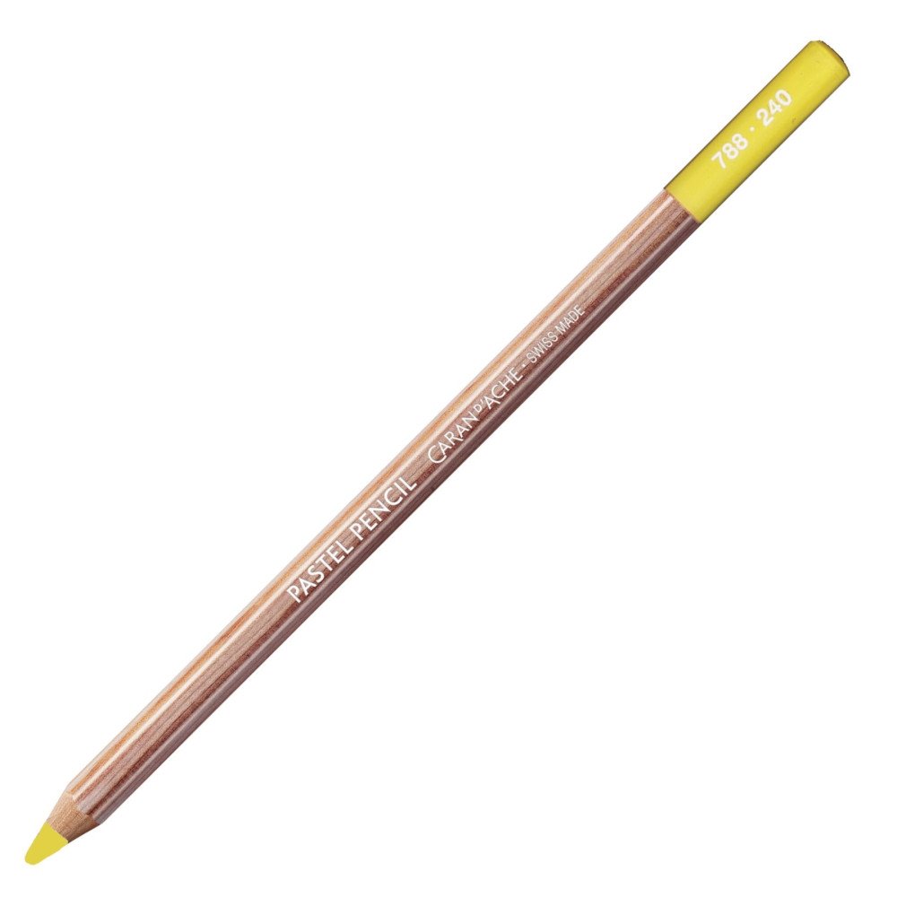 Dry Pastel Pencil - Caran d'Ache - 240, Lemon Yellow