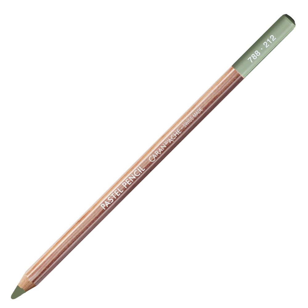 Pastela sucha w kredce Pastel Pencil - Caran d'Ache - 212, Chromium Oxyde Green