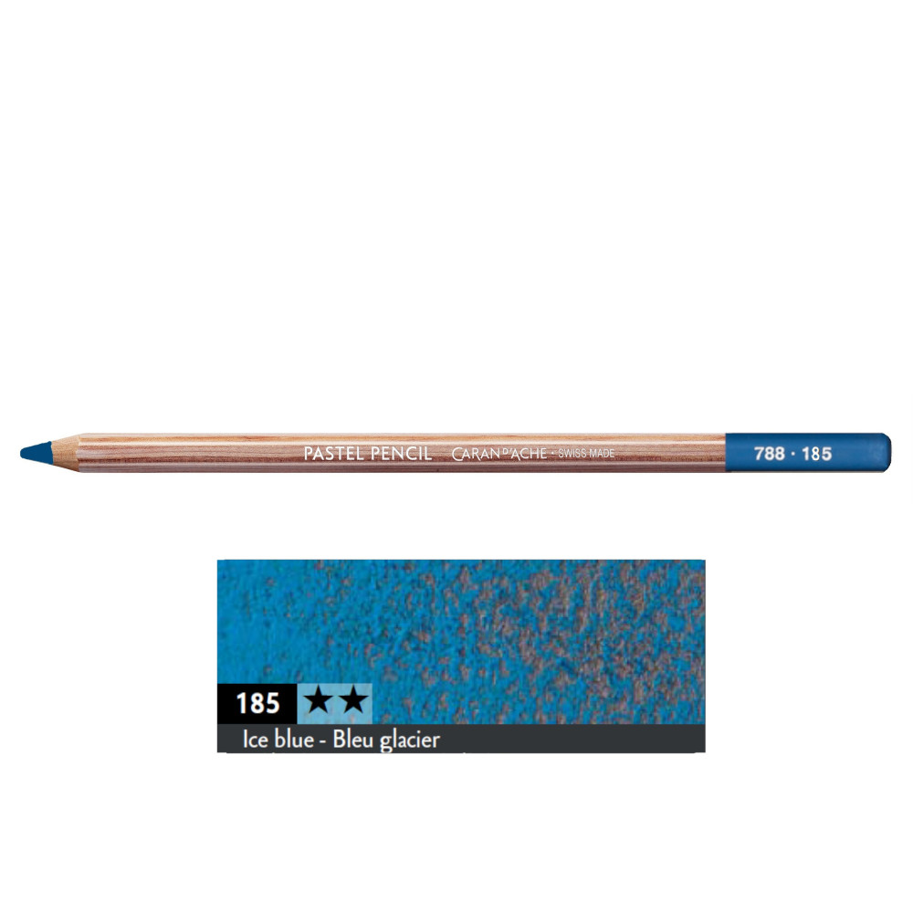 Pastela sucha w kredce Pastel Pencil - Caran d'Ache - 185, Ice Blue