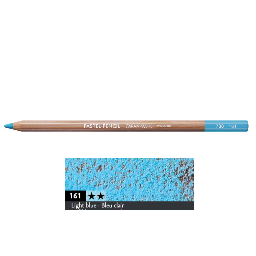Dry Pastel Pencil - Caran d'Ache - 161, Light Blue