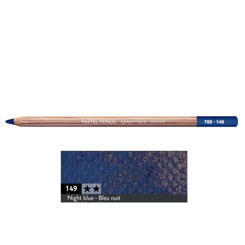 Pastela sucha w kredce Pastel Pencil - Caran d'Ache - 149, Night Blue