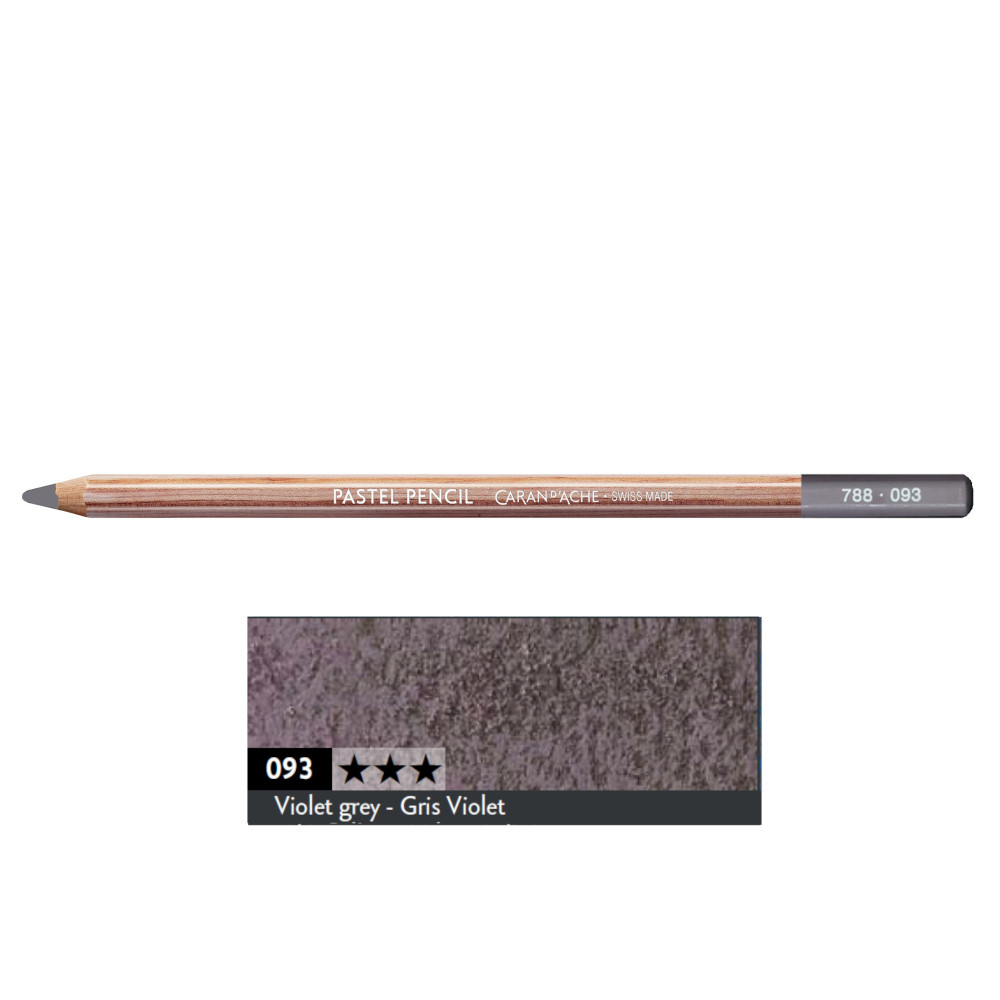 Pastela sucha w kredce Pastel Pencil - Caran d'Ache - 093, Violet Grey