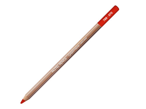 Pastela sucha w kredce Pastel Pencil - Caran d'Ache - 070, Scarlet