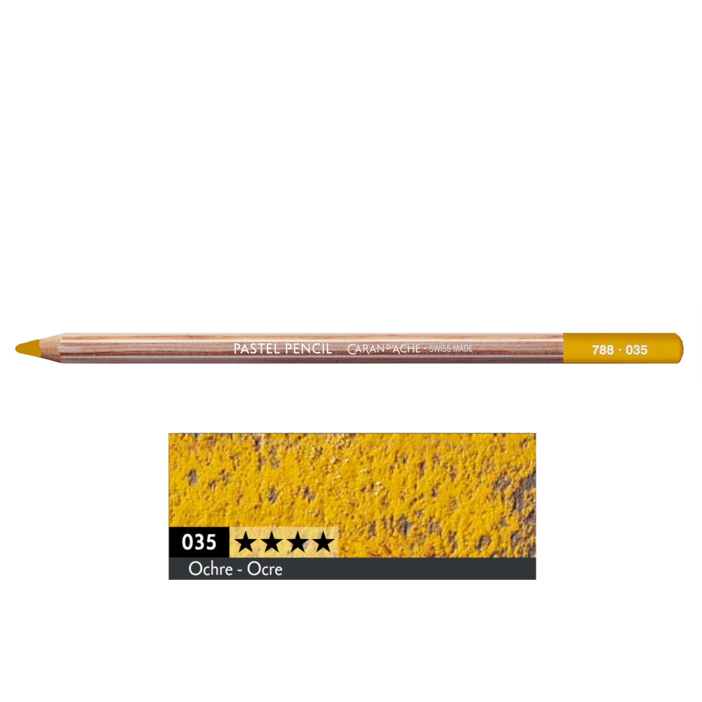Pastela sucha w kredce Pastel Pencil - Caran d'Ache - 035, Ochre