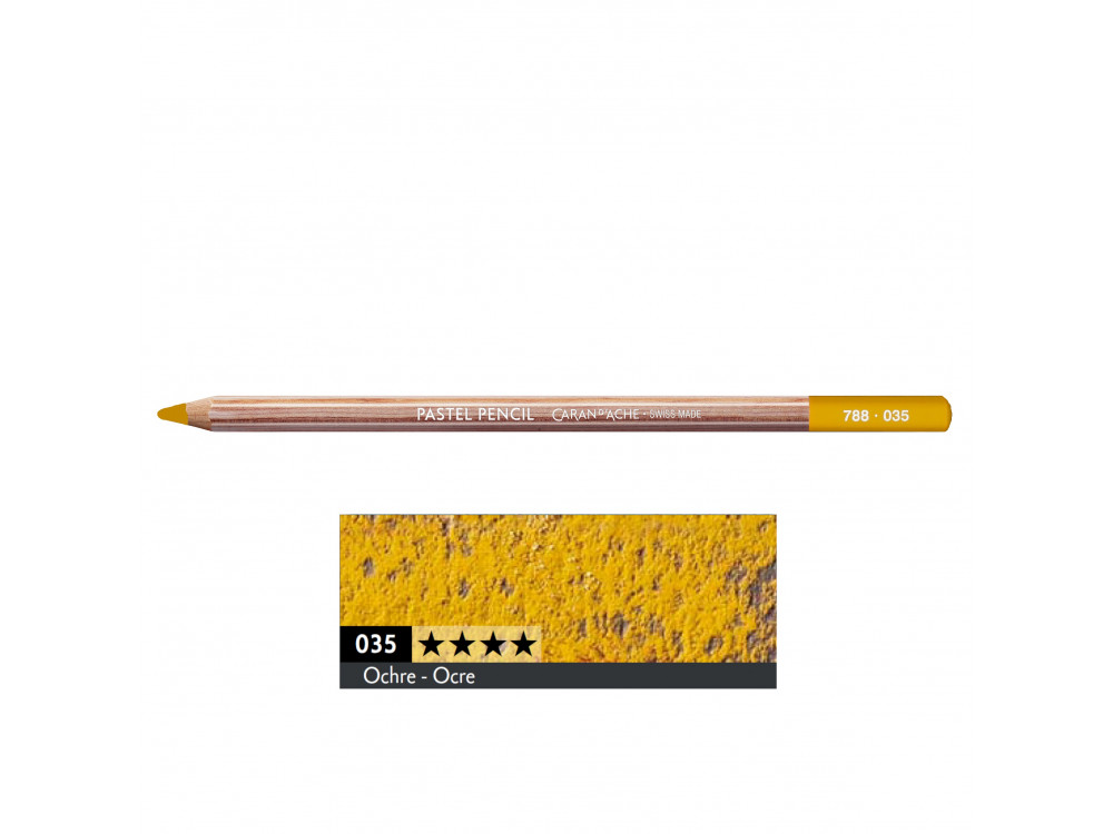 Dry Pastel Pencil - Caran d'Ache - 035, Ochre